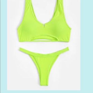 Neon Yellow/Green Bikini